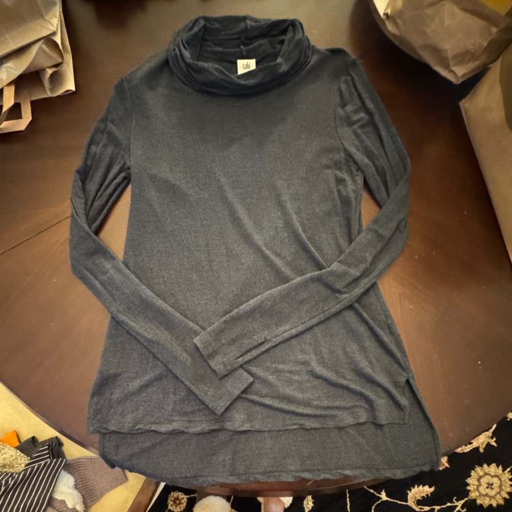 Cozy Blue Long Sleeve Top